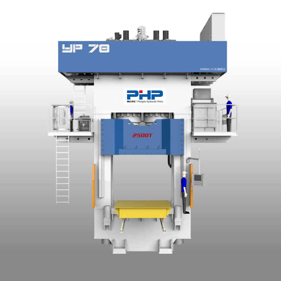 HP-RTM servo preša za kalupljenje