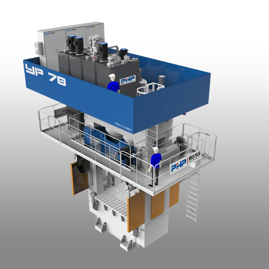 HP-RTM servo preša za kalupljenje